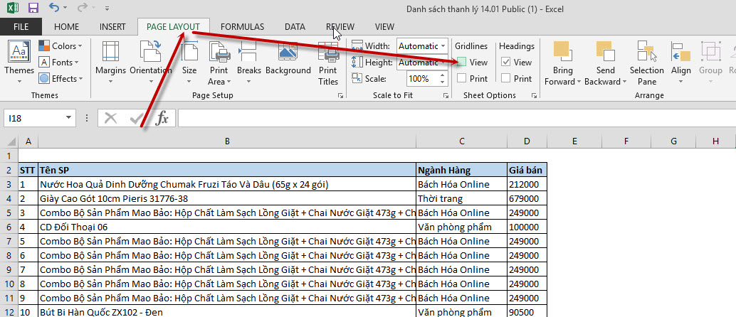 Cách xóa dòng kẻ trong Excel đơn giản và có khá nhiều cách thực hiện