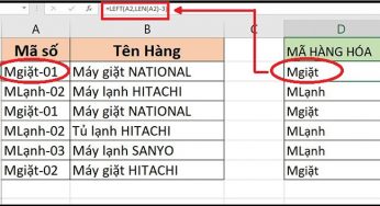 Tổng Hợp Các Hàm Cơ Bản Trong Excel Thông Dụng Nhất